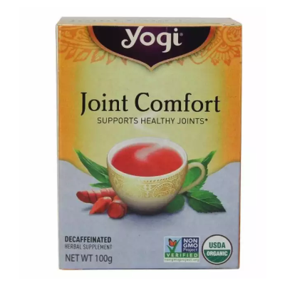 Yogi Joint Comfort Decaffeinated Herbal Supplement Tea - 100 gm